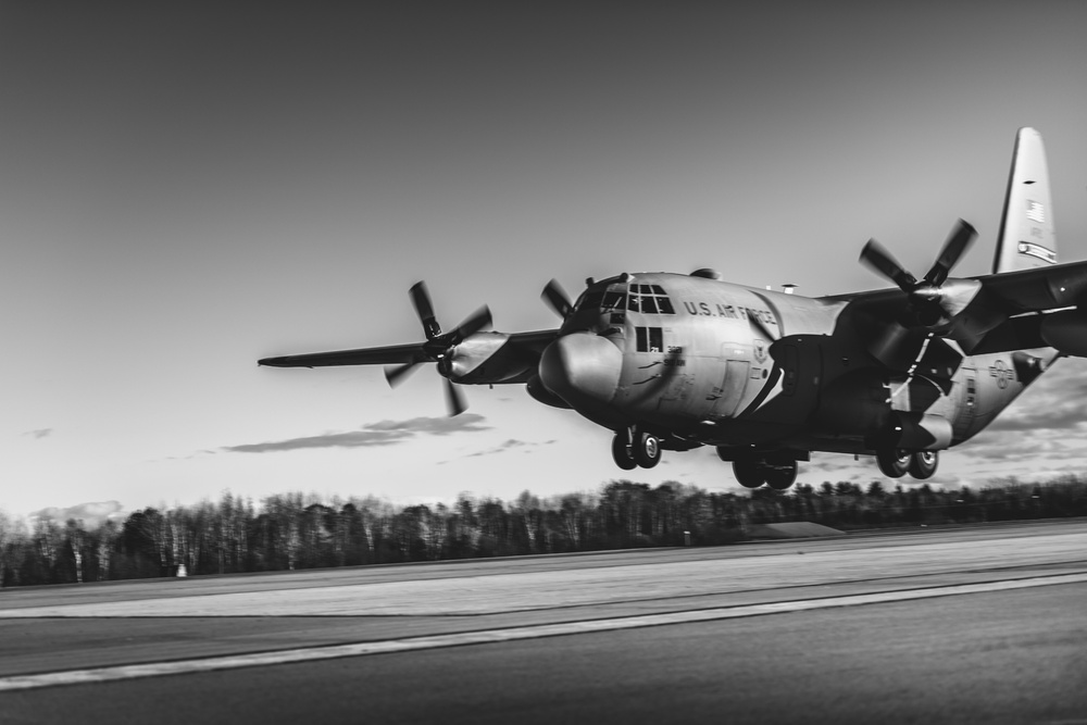 C-130H training at Alpena