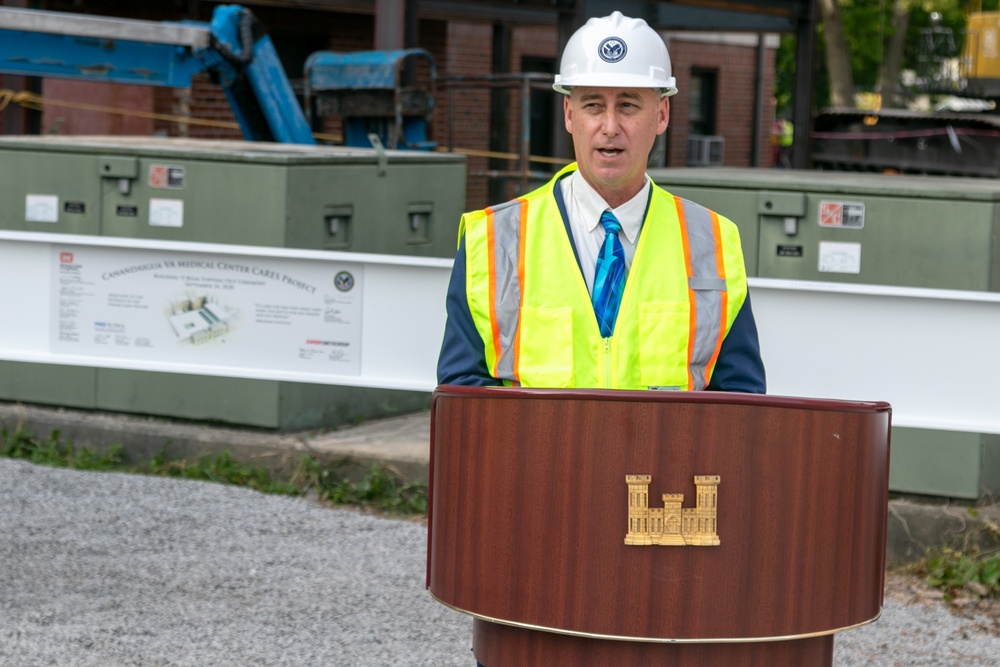 Canandaigua VA Medical Center - outpatient clinic topping out ceremony