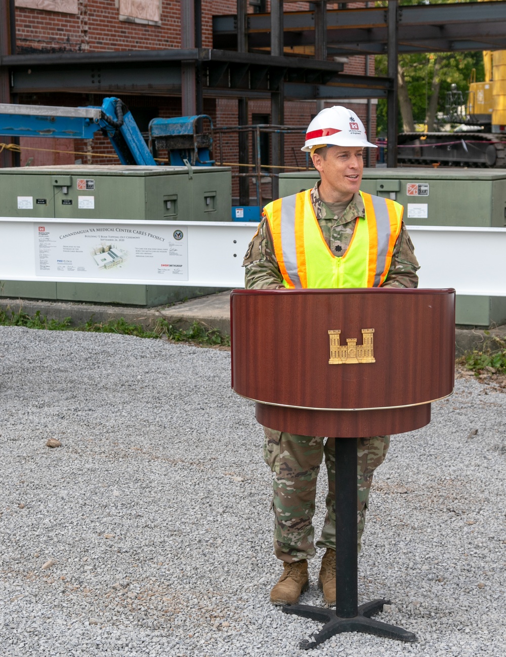 Canandaigua VA Medical Center - outpatient clinic topping out ceremony