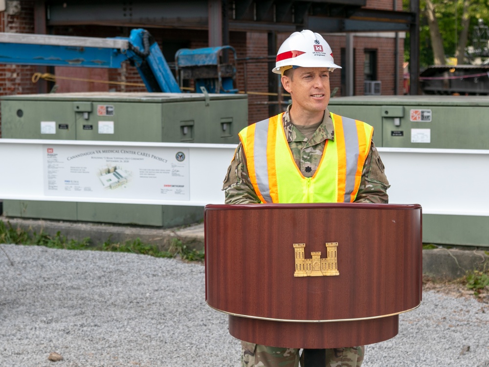 Canandaigua VA Medical Center - outpatient clinic topping out ceremony