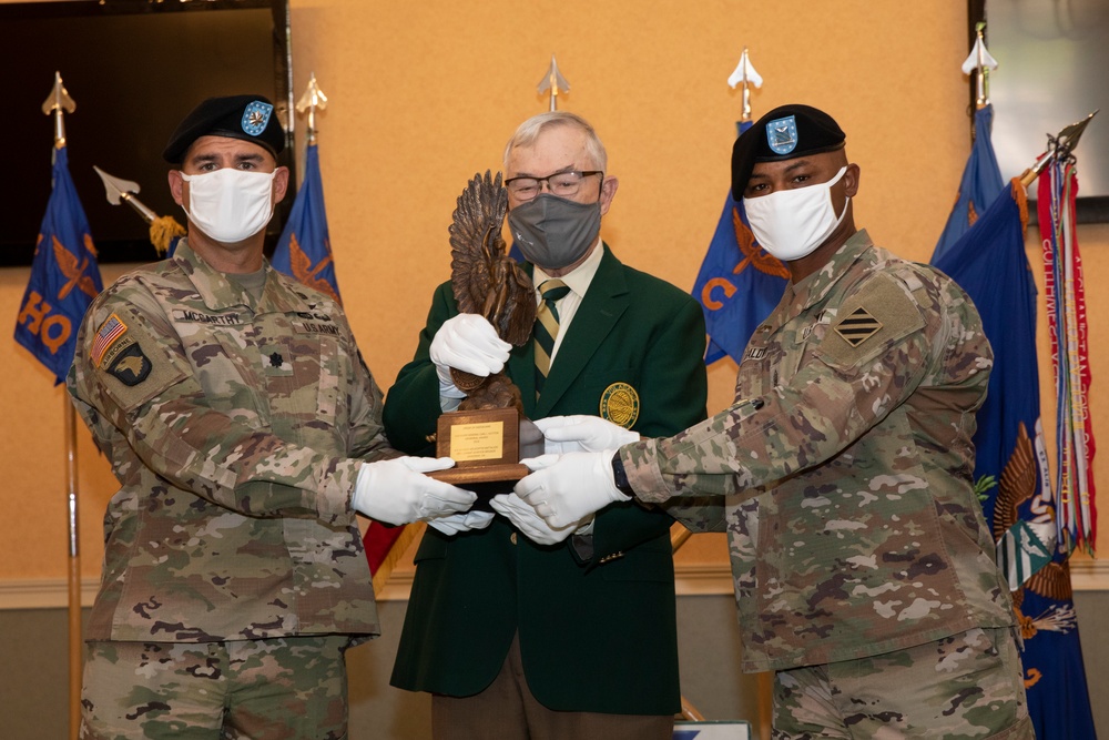 3rd Combat Aviation Brigade receives the Brig. Gen. Carl I. Hutton award.