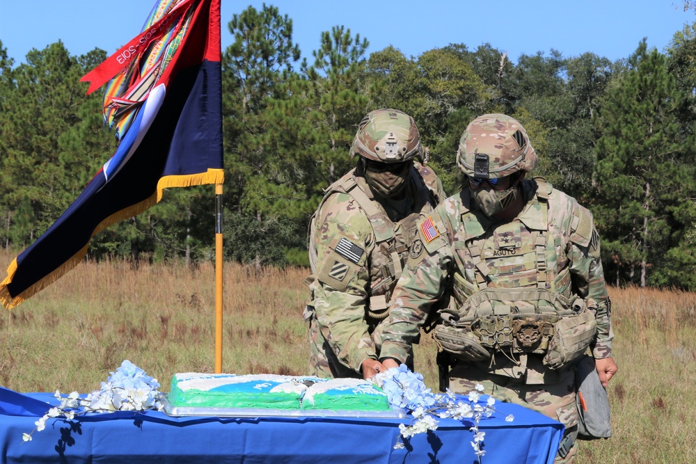 3rd Infantry Division birthday cake cutting