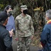 USAG Japan commander, spouse, cut bamboo for giant kites