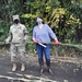 USAG Japan commander, spouse, cut bamboo for giant kites