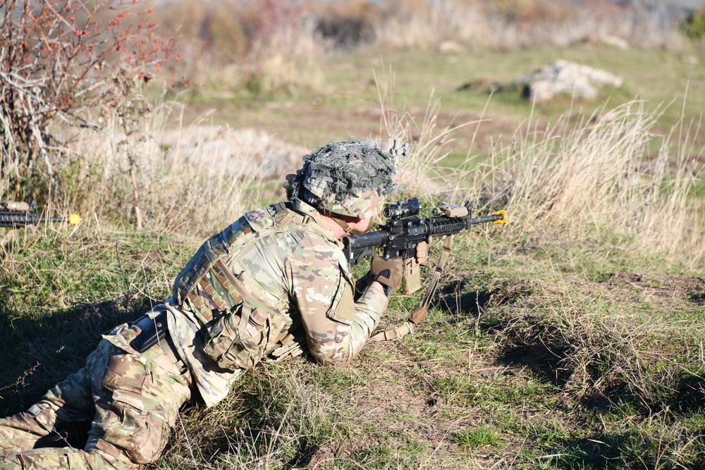 Team live fire dynamic exercise at Monte Carpegna