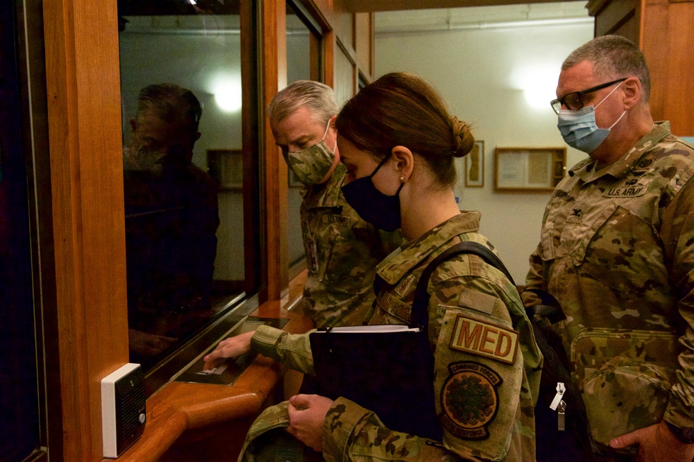 Guard medical team visits U.S. Embassy