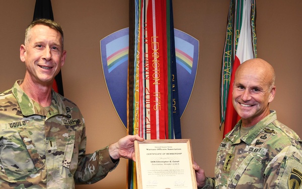 GEN Christopher Cavoli Warrant Officer Association Presentation