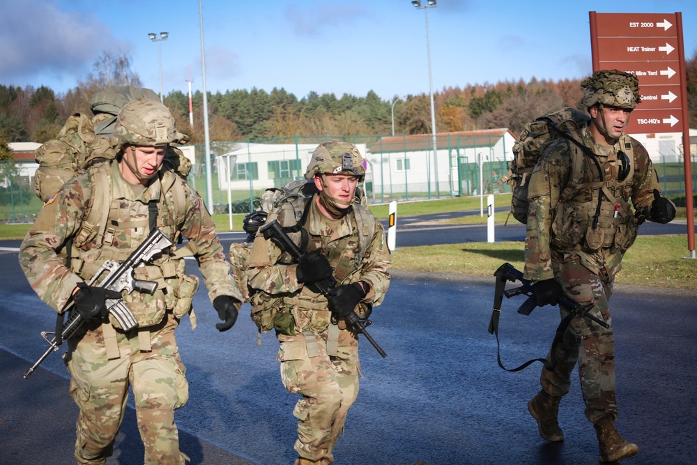 U.S. Army Soldiers participate in EIB/ESB Competition at Hohenfels