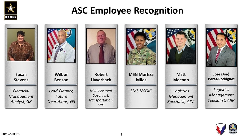 AMC CG recognizes ASC employees, receives updates during quarterly visit