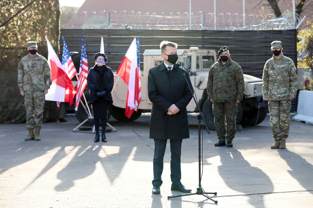 V Corps establishes its forward headquarters in Poland