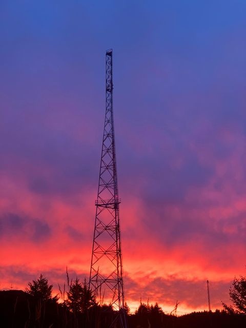 Sunset over COMDET Kodiak