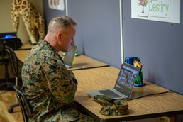 MCIEAST-MCB Camp Lejeune Deputy Commander visits Tarawa Terrace Elementary School