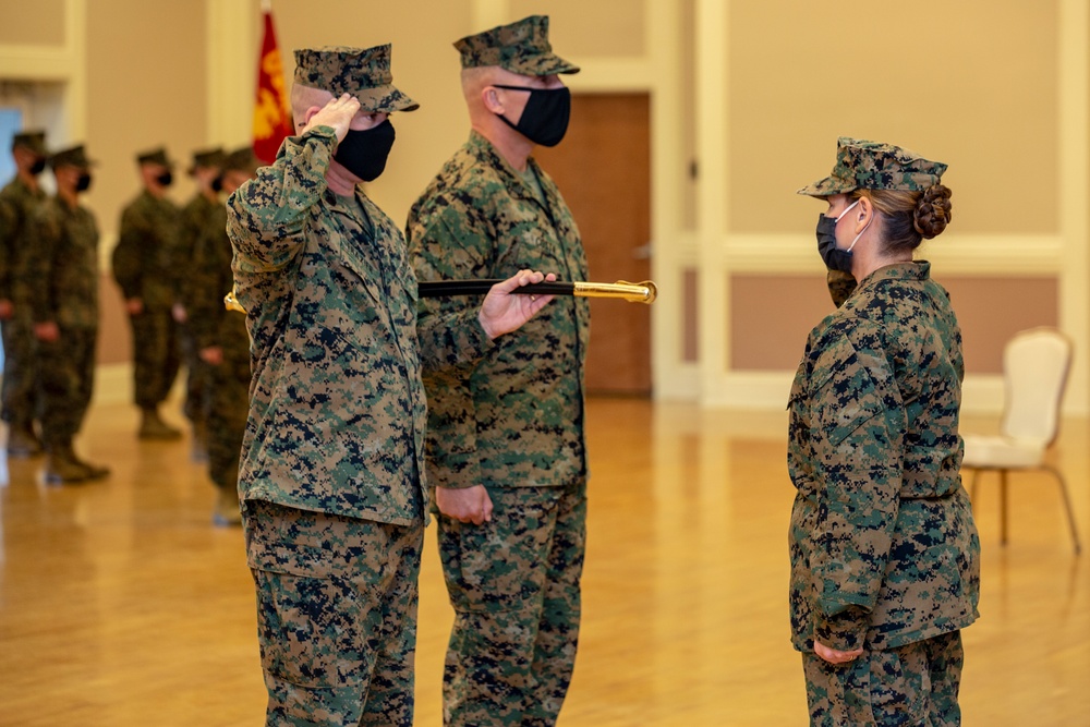 Camp Lejeune’s Headquarters and Support Battalion bids farewell to Frazier, welcomes Costa during Relief, Appointment ceremony