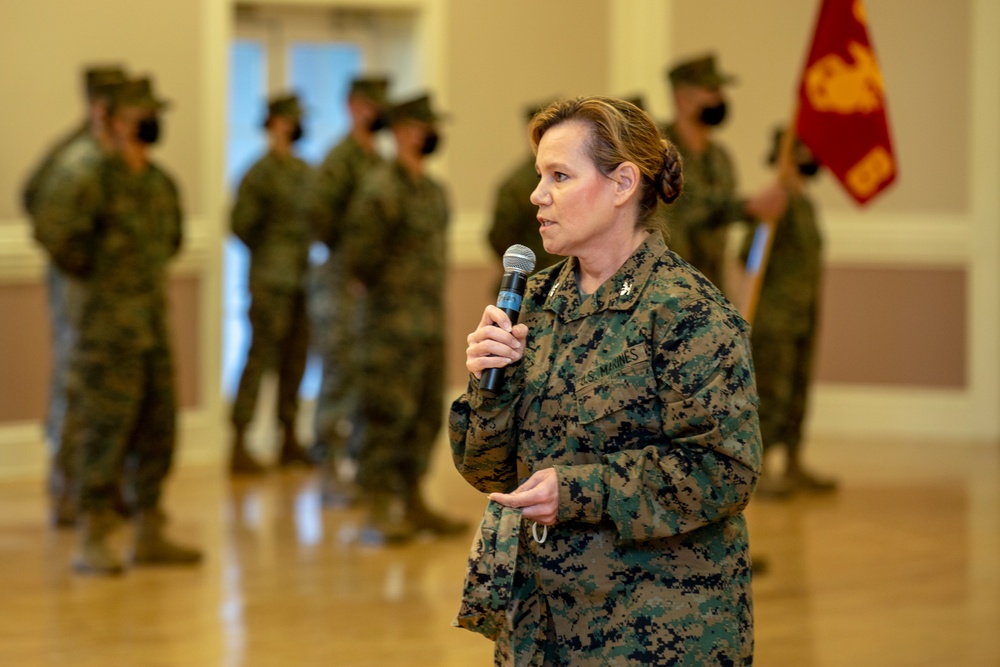 Camp Lejeune’s Headquarters and Support Battalion bids farewell to Frazier, welcomes Costa during Relief, Appointment ceremony