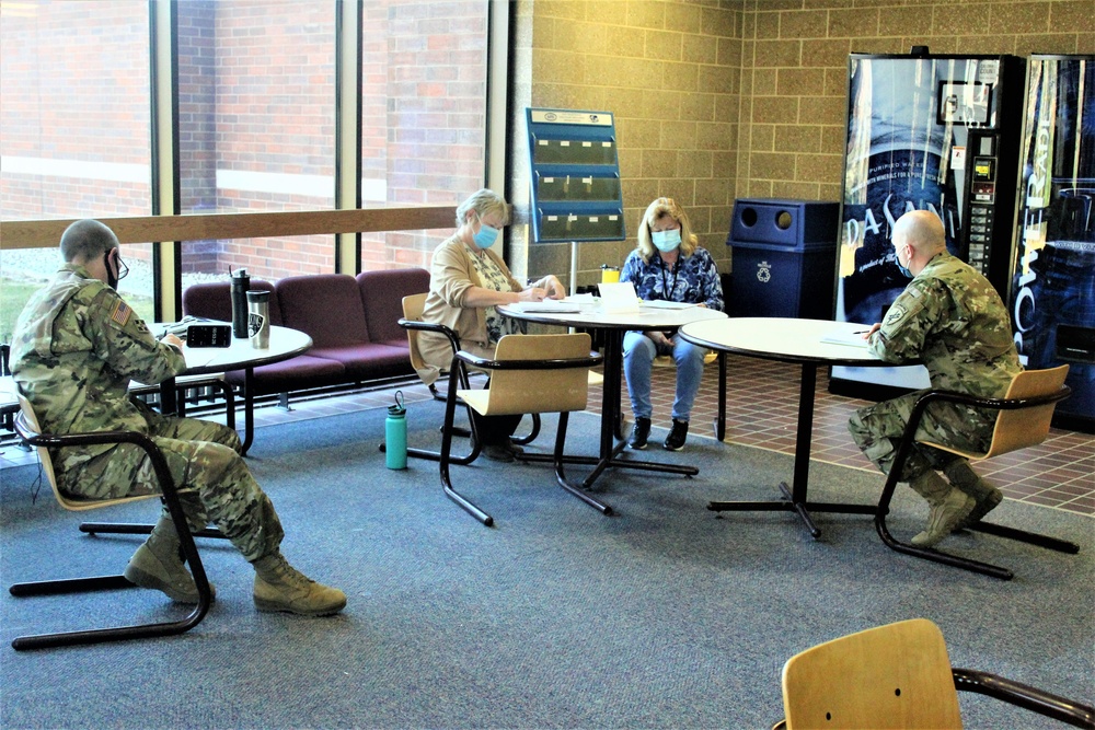 Soldiers participate in civil affairs training at Fort McCoy