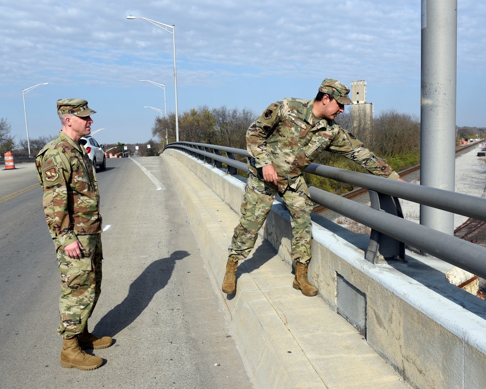 Airmen rescue potential bridge jumper