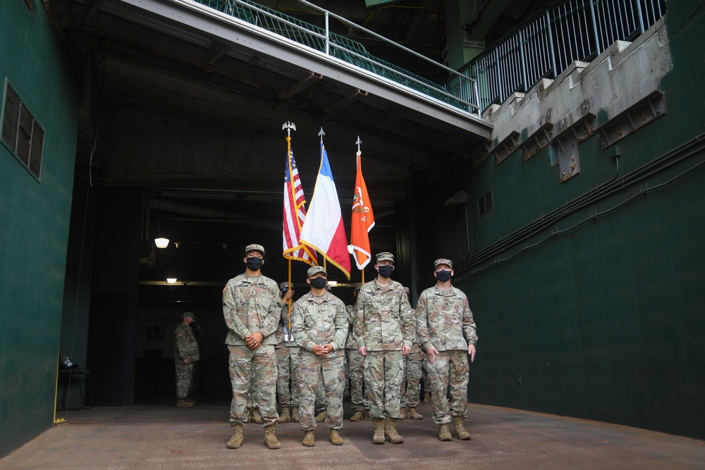 136th Expeditionary Signal Battalion Deployment Ceremony