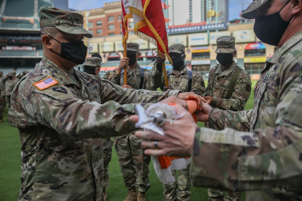 136th Expeditionary Signal Battalion Deployment Ceremony