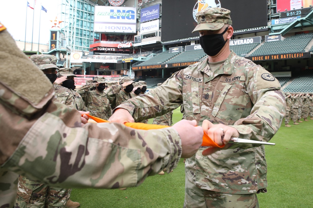 136th Expeditionary Signal Battalion Deployment Ceremony