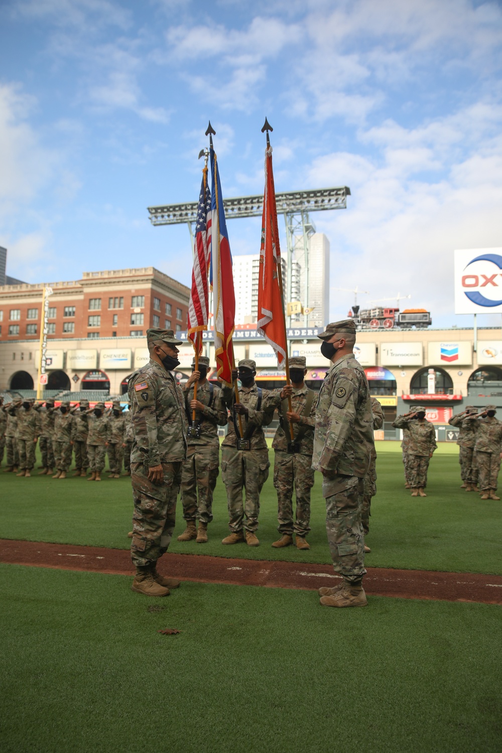 136th Expeditionary Signal Battalion Deployment Ceremony