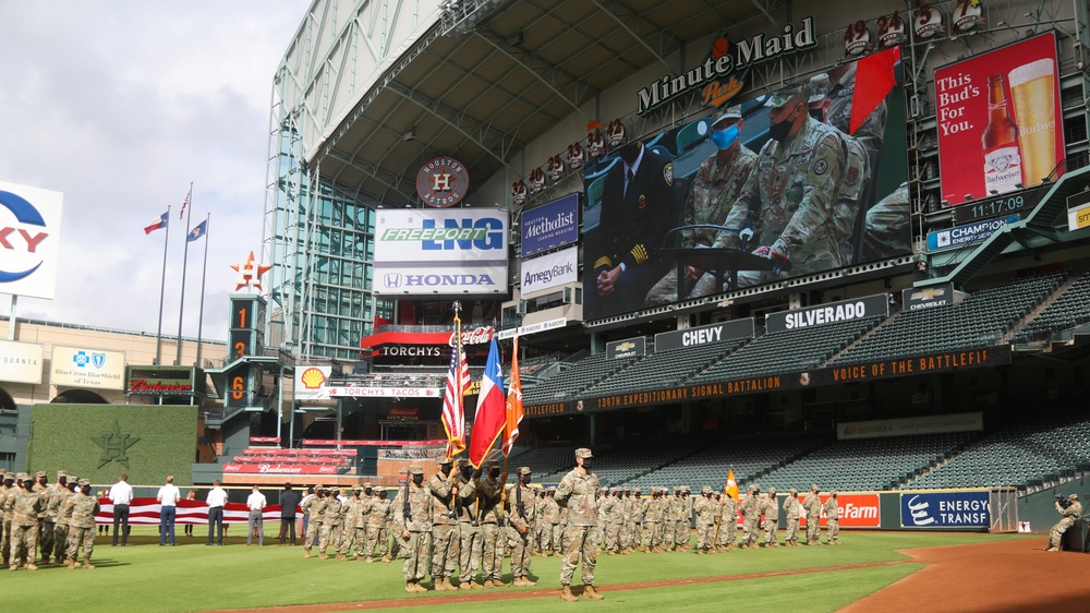 136th Expeditionary Signal Battalion Deployment Ceremony