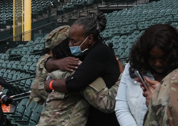 136th Expeditionary Signal Battalion Deployment Ceremony