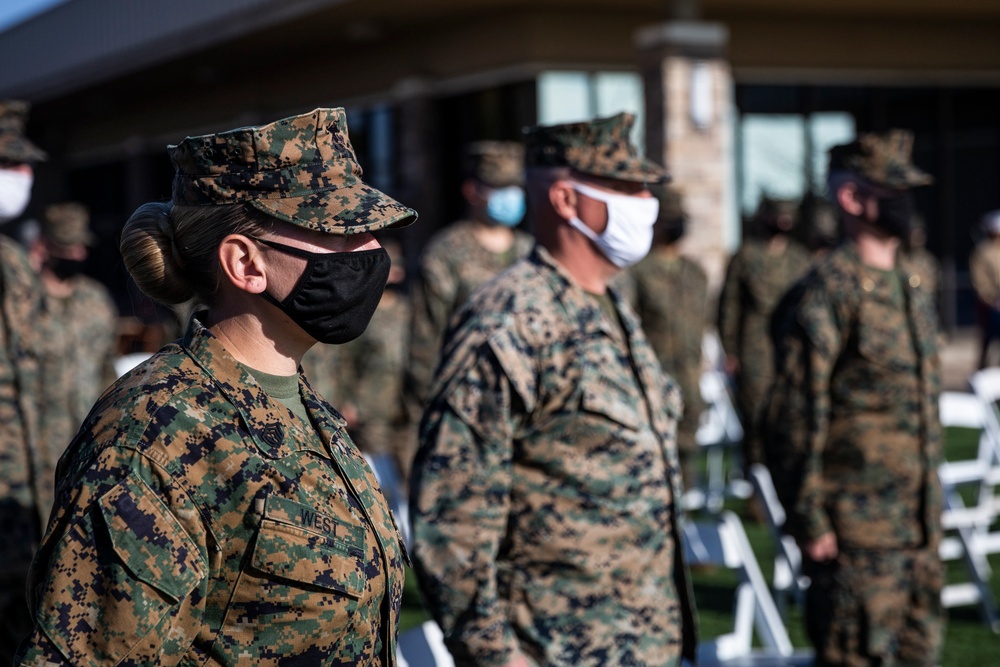 1st Network Battalion hosts unit’s first Marine Corps cake cutting