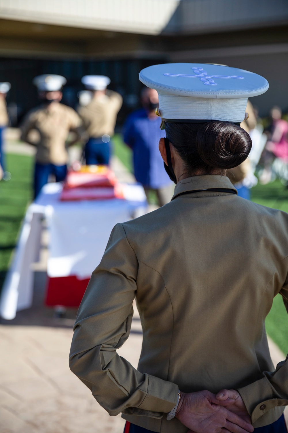 1st Network Battalion hosts unit’s first Marine Corps cake cutting