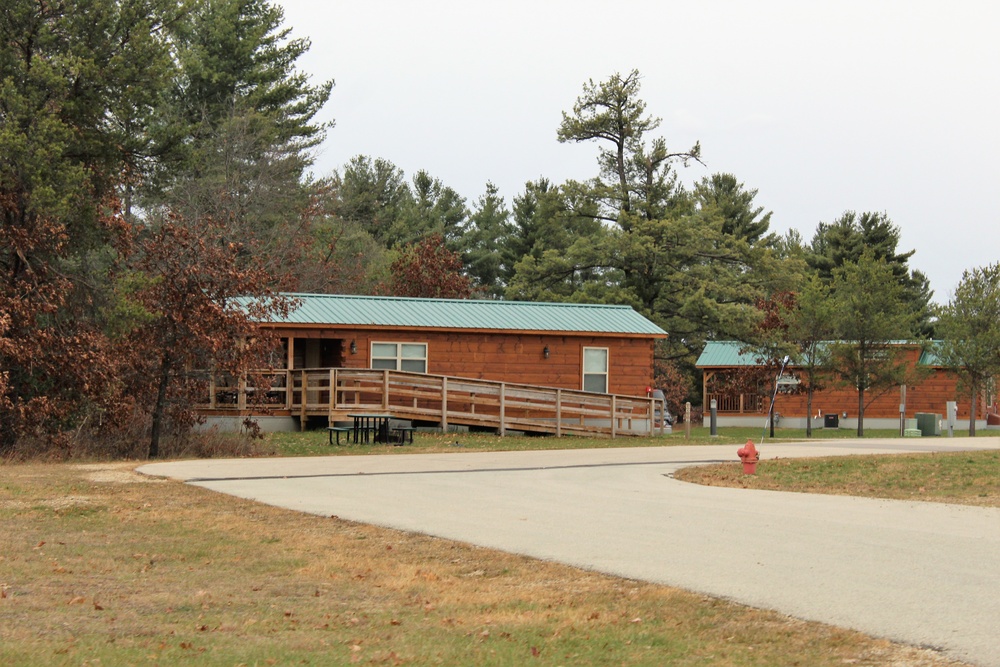 Cabins at Fort McCoy's Pine View Campground