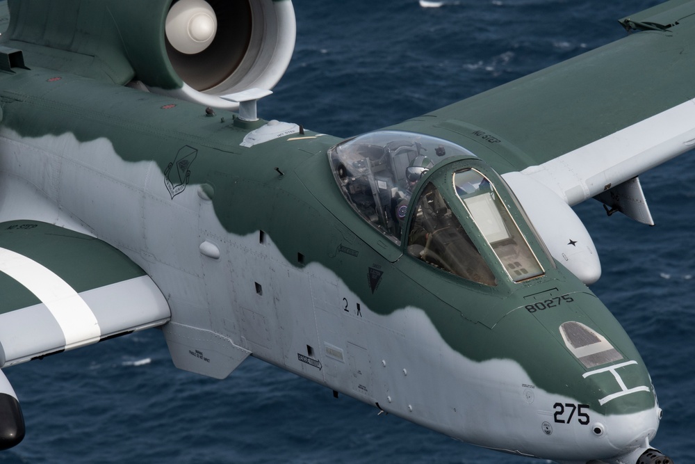 A-10 Over the Atlantic