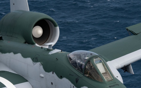 A-10 Over the Atlantic