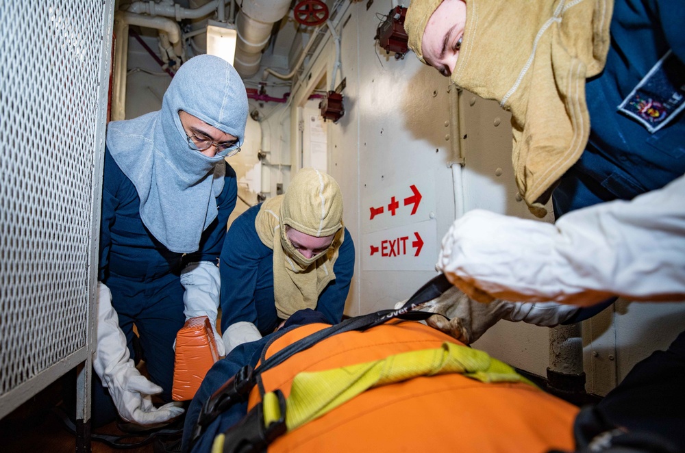 USS Shiloh Medical Training