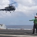 Indian Helicopter Lands on Nimitz During Malabar
