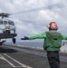 Indian Helicopter Lands on Nimitz During Malabar 2020