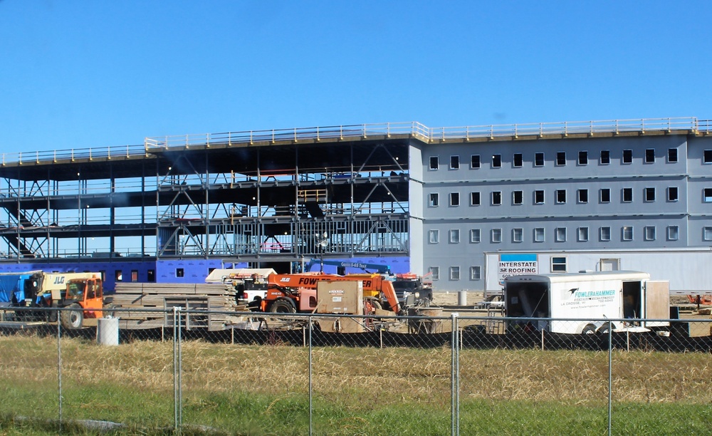 Continuing transient training barracks construction at Fort McCoy