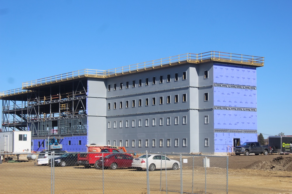 Continuing transient training barracks construction at Fort McCoy