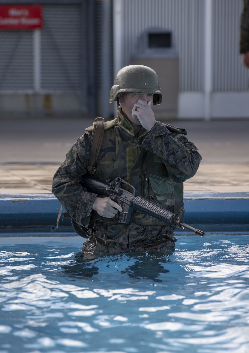 MCIPAC Marines stay water survival qualified during COVID