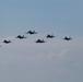 U.S and Indian Fighter Aircraft Fly in Formation During Malabar 2020