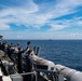 Nimitz Sailors Wave Farewell to Indian Ships During Malabar 2020