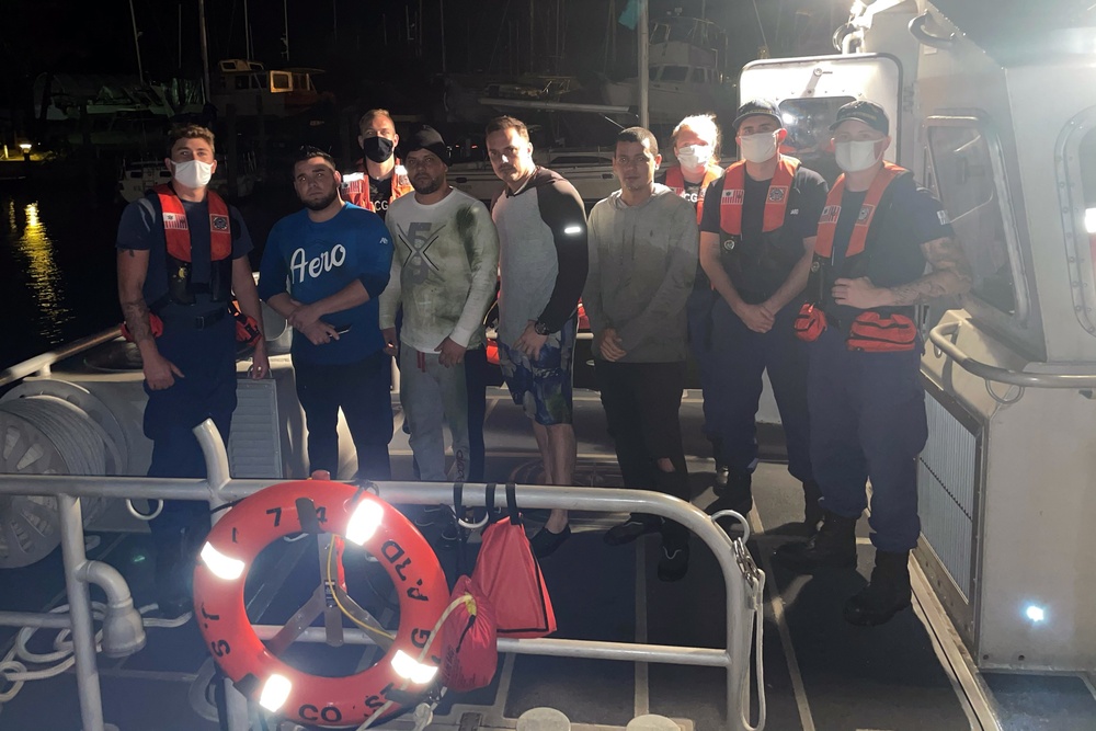 Coast Guard, partner agencies rescue 4 mariners in Tampa Bay