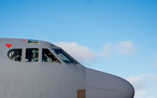 B-52H Stratofortress take off from Minot Air Force Base