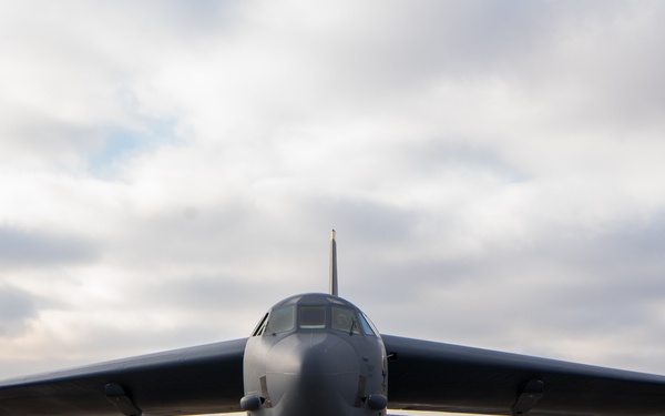 B-52H Stratofortress take off from Minot Air Force Base