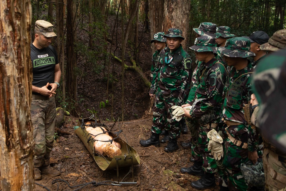Indonesia Platoon Exchange: Jungle Casualty Evacuation