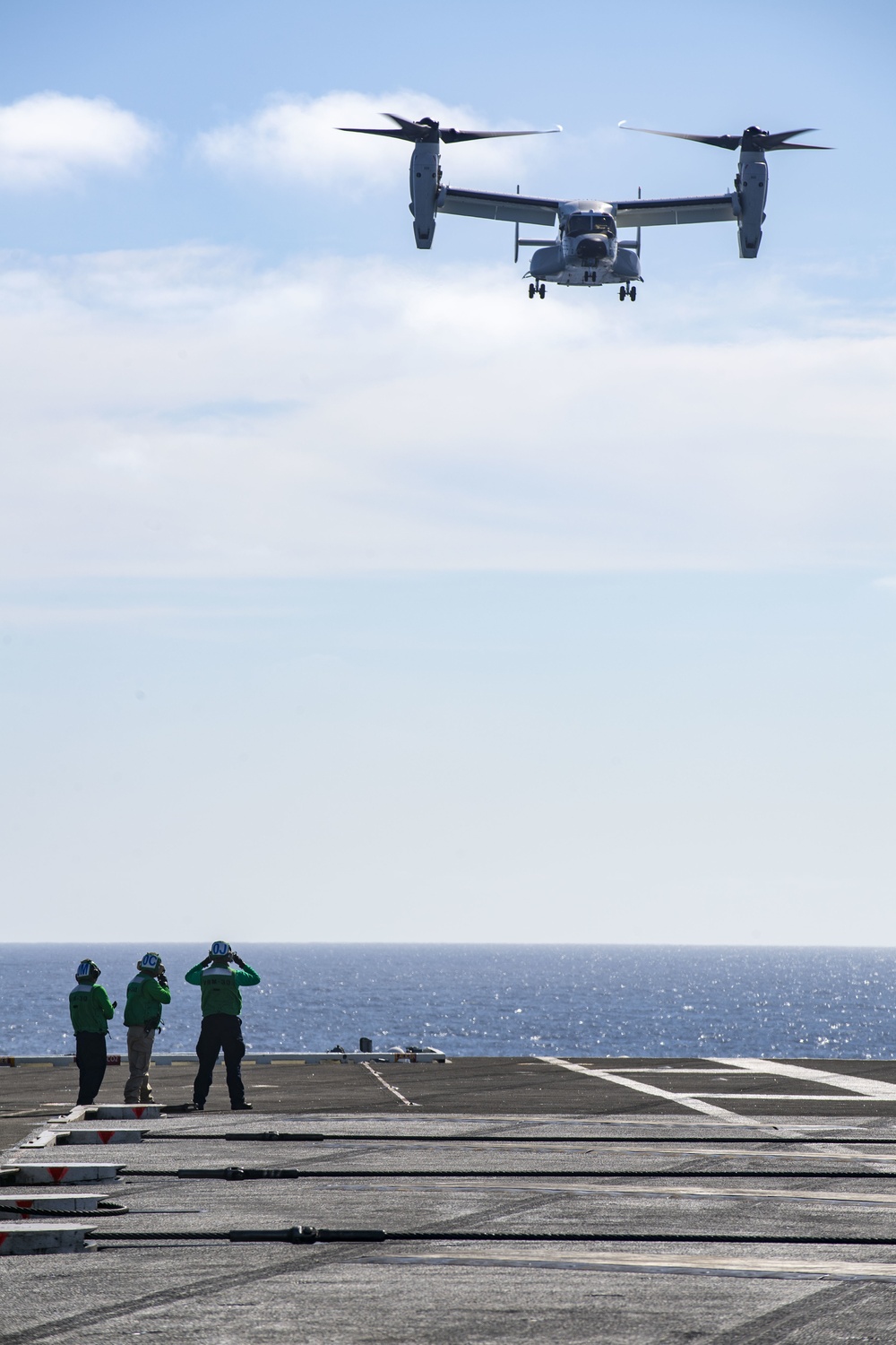Navy Ospreys 1st Aircraft Carrier Landing