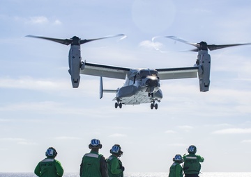 First Navy Osprey Landing, Take-off, Refueling on Aircraft Carrier