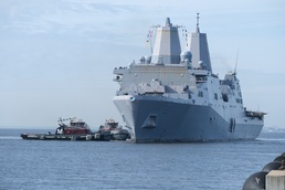 USS New York Arrives at Naval Station Norfolk