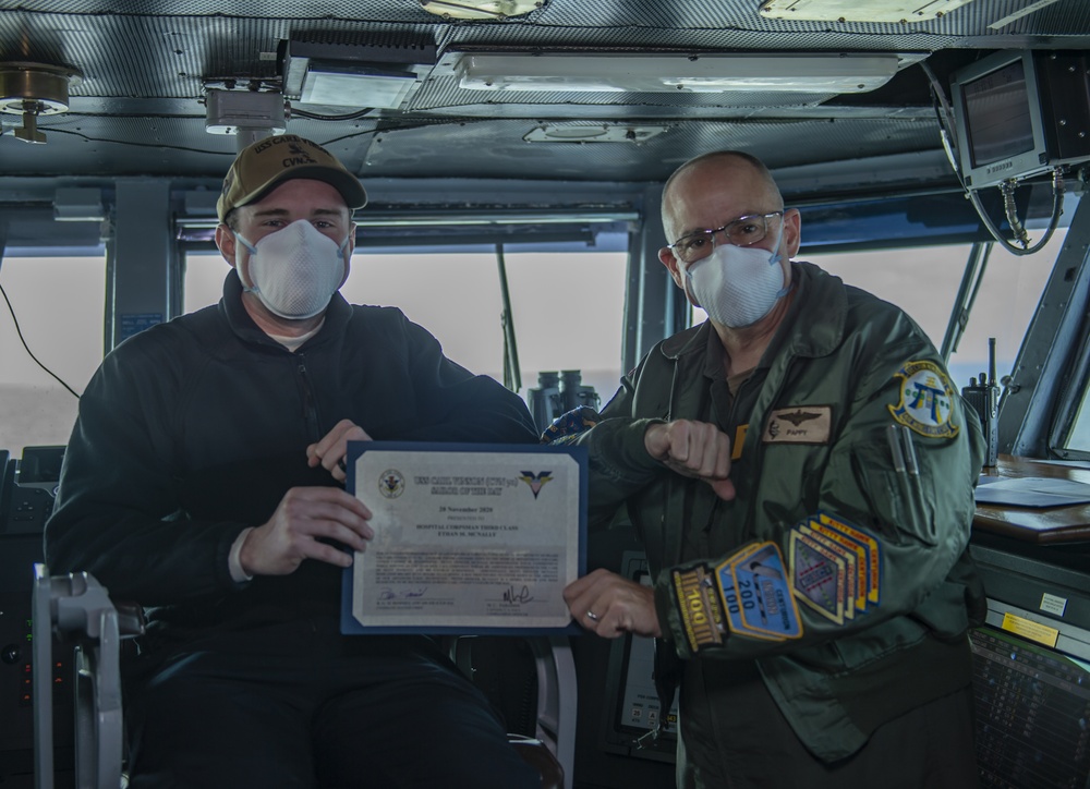 Fort Smith, Arkansas Native is USS Carl Vinson’s “Sailor of the Day”