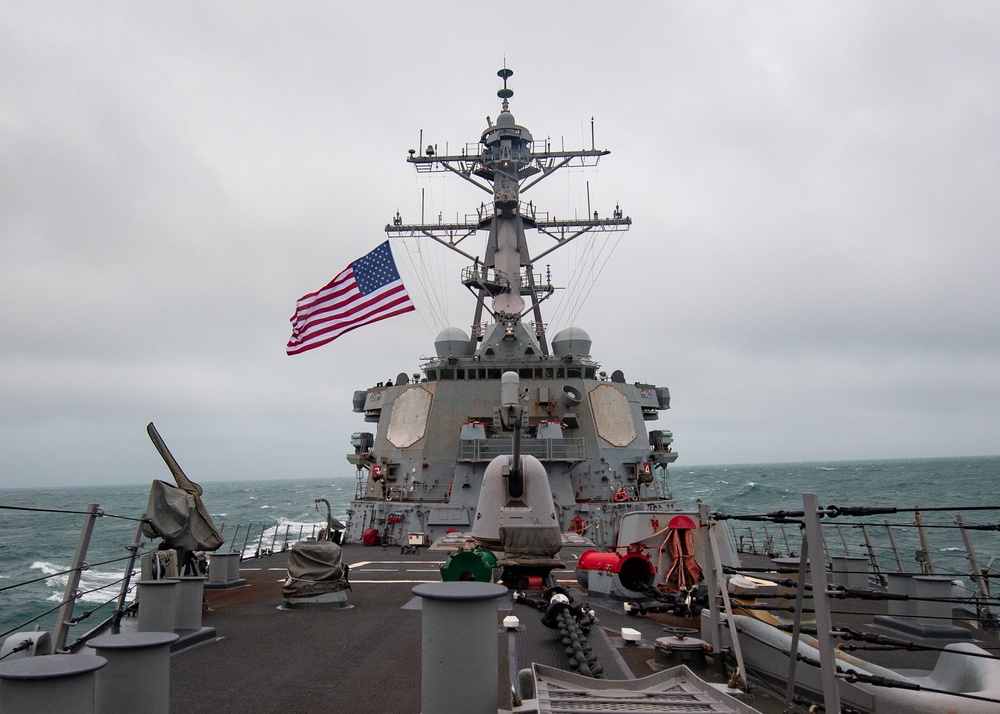 USS Barry Conducts Underway Operations