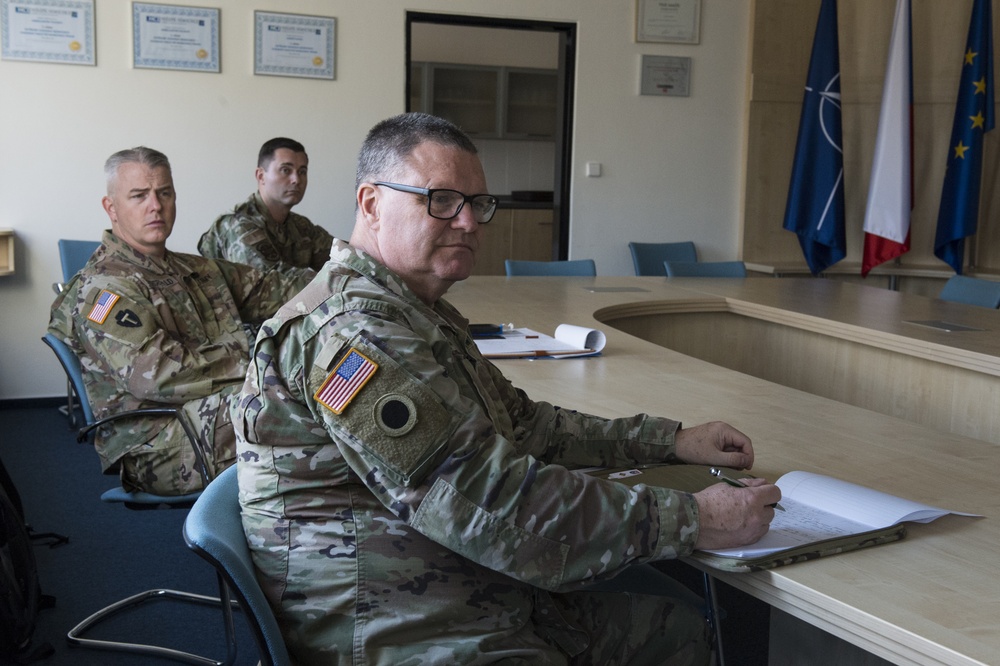 Guard medical team visits Czech Military University Hospital Prague