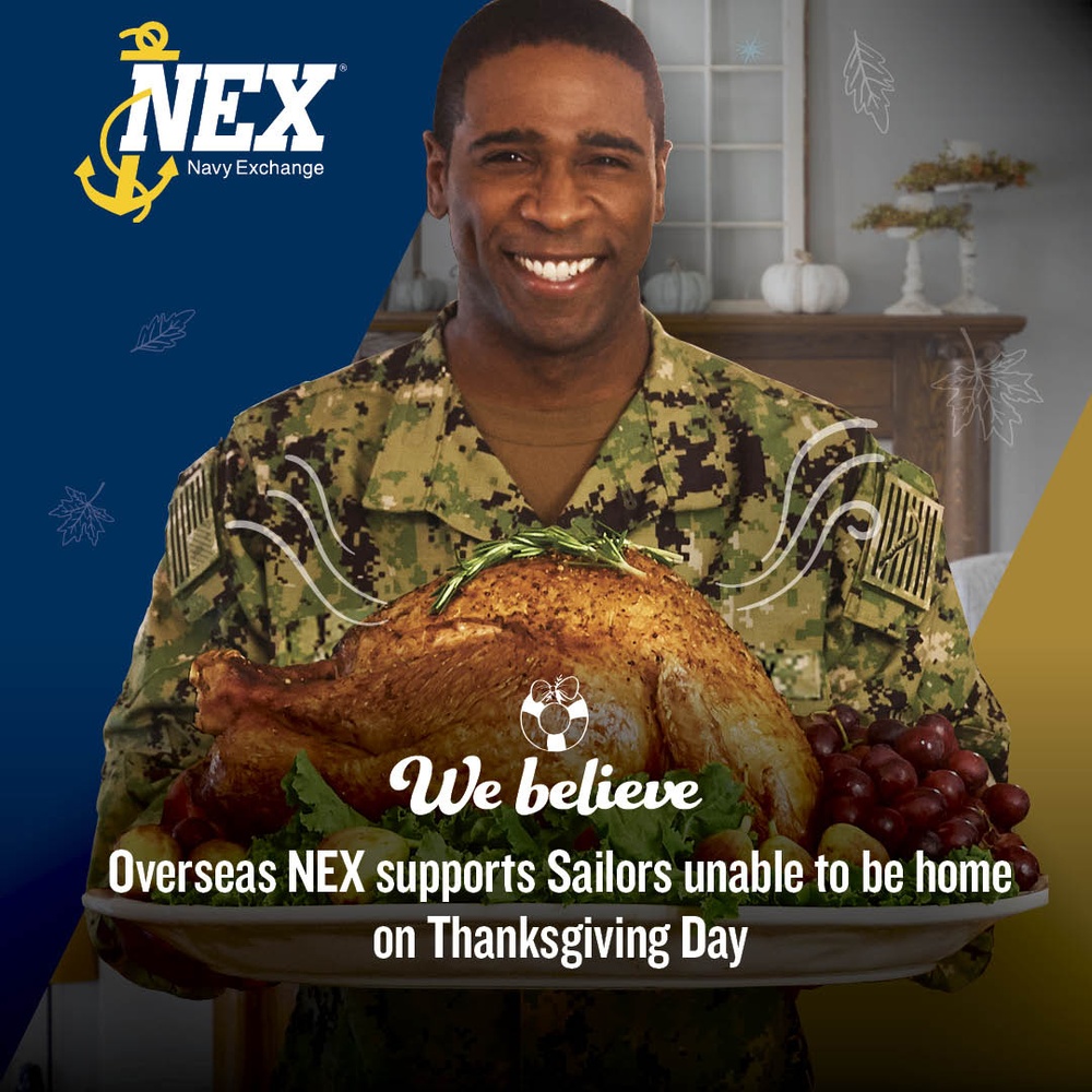 Overseas NEX Supports Sailors on Thanksgiving Day